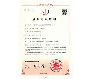 Patent for invention